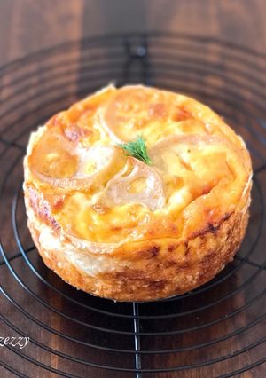 ヘルシー♔パートフィロれんこんキッシュ-レシピのメイン写真