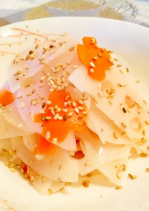 アメリカで作る★懐かしい 田舎風なます-レシピのメイン写真