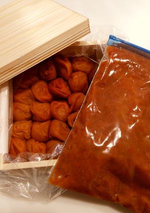 便利☆梅干しの保存はペーストにして冷凍！-レシピのメイン写真