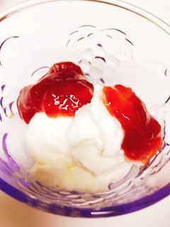 簡単、水切りヨーグルトのデザート-レシピのメイン写真