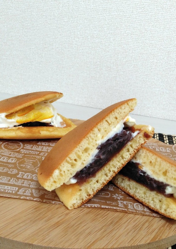 ほろ苦＊マーマレード風味の生どら焼き-レシピのメイン写真