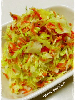 桜えびとキャベツのレンチン和え-レシピのメイン写真