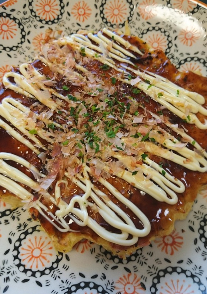 025 しもつかれお好み焼き-レシピのメイン写真