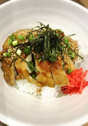 【油不使用】鶏もも肉のてり煮丼★-レシピのメイン写真