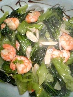 えびとちんげん菜の塩炒め!!-レシピのメイン写真