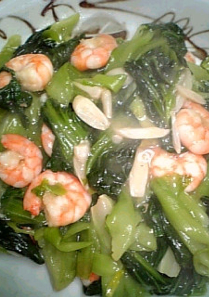 えびとちんげん菜の塩炒め！！-レシピのメイン写真