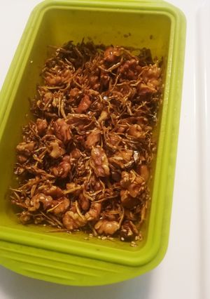 少量。くるみとちりめんの田作り-レシピのメイン写真