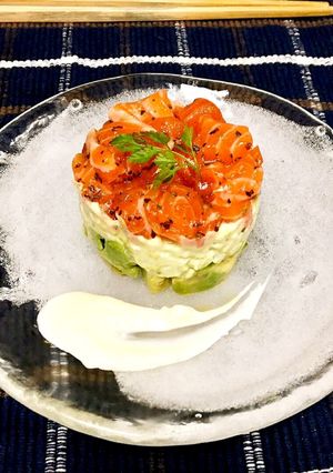 サーモンとアボカドのカルパッチョ-レシピのメイン写真