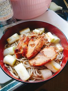 簡単手軽!鴨南蛮そば-レシピのメイン写真