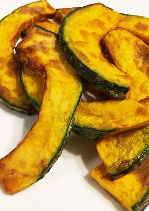 ノンフライヤーで☆かぼちゃの素揚げ-レシピのメイン写真