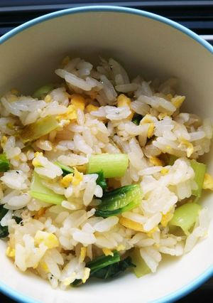 親子で食べる☆小松菜としらすのチャーハン-レシピのメイン写真