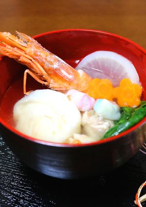 お正月に♪白だしで簡単!お雑煮-レシピのメイン写真