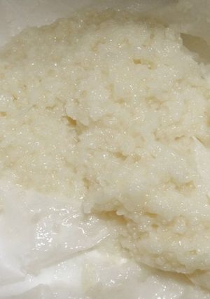 餅つき をクッキングシートで-レシピのメイン写真