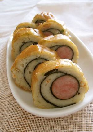 ソーセージ巻き♡海老すり身ロール-レシピのメイン写真