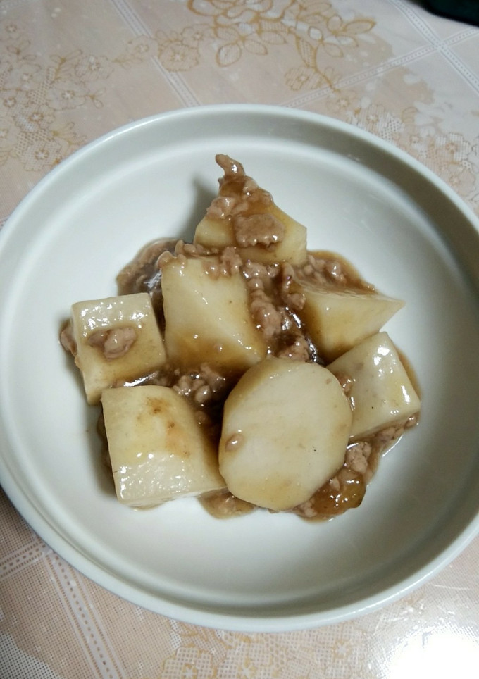 里芋のそぼろ炒め煮-レシピのメイン写真