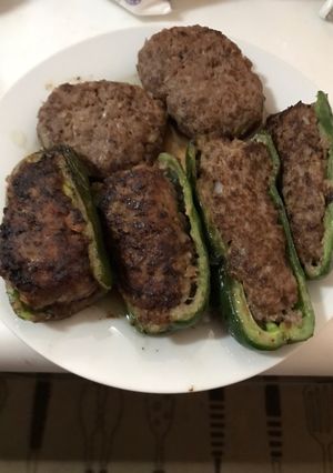 ピーマンの肉詰め (乳、小麦、卵不使用)-レシピのメイン写真