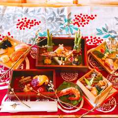 รูปของ お節料理おしゃれでかわいい簡単な盛り付け