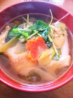 しょうゆ味・お雑煮-レシピのメイン写真