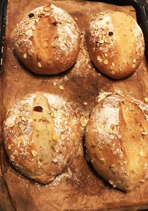 長時間発酵でミューズリーのふんわりパン-レシピのメイン写真