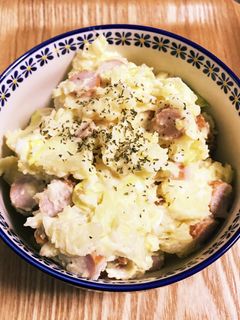 ウィンナーとレタス入りポテトサラダ-レシピのメイン写真