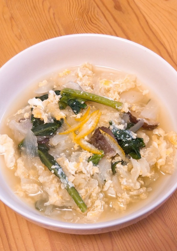 白菜と卵のゆず風味スープ-レシピのメイン写真