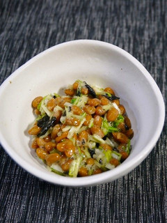 簡単!さっぱり☆水菜納豆-レシピのメイン写真