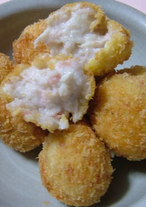 モチッ♬トロ~❤里芋のチーズ入りコロッケ-レシピのメイン写真