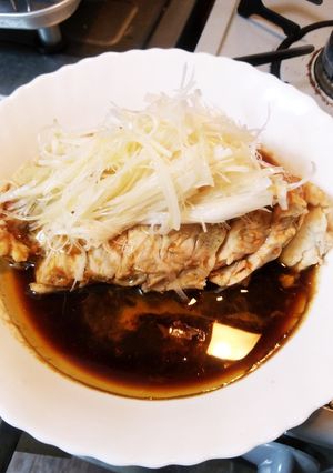 しっとりむね肉で❤中華風ゆで鶏☺-レシピのメイン写真