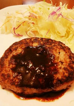 料理教室のハンバーグ-レシピのメイン写真