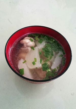 鶏モモ肉とかぶのあったかスープ-レシピのメイン写真