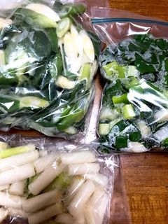 大量の長ねぎを保存する方法-レシピのメイン写真