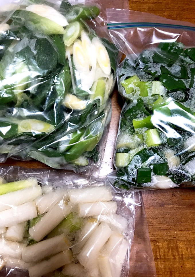 大量の長ねぎを保存する方法-レシピのメイン写真