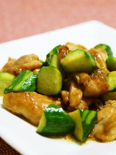 簡単!鶏肉と胡瓜の中華炒め-レシピのメイン写真