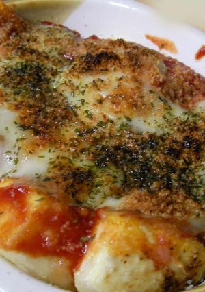 簡単ヘルシー！もちっとお豆腐ピザ-レシピのメイン写真