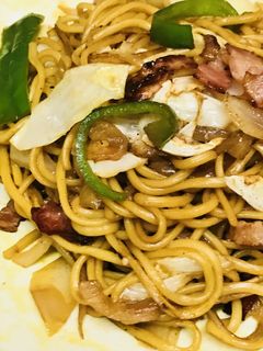 キャベツ&ベーコンのソース焼きそば-レシピのメイン写真