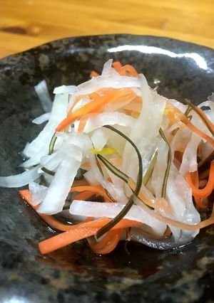 小料理や仕込みの柚子入り紅白なます-レシピのメイン写真