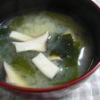 エリンギとわかめのお味噌汁