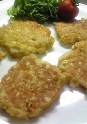 長芋とキャベツのお焼き。和み系幸せな味♪-レシピのメイン写真