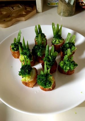 簡単ちくわで門松-レシピのメイン写真