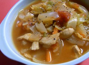 短期痩せる脂肪燃焼温野菜ダイエットスープ-レシピのメイン写真