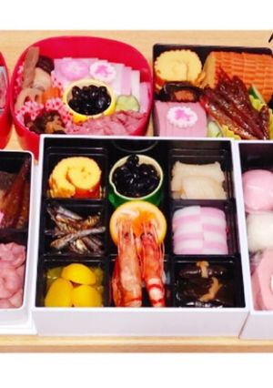 簡単おせち料理盛り付け覚書2019-レシピのメイン写真