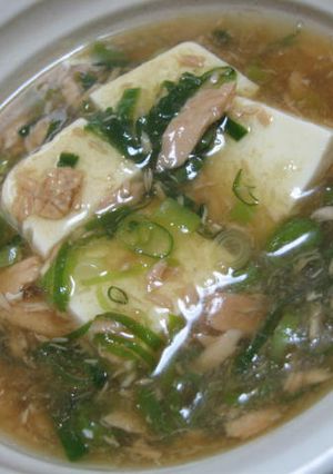 豆腐のツナねぎあん-レシピのメイン写真