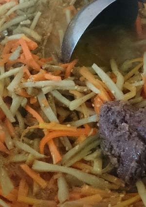 味噌味きんぴらゴボウ-レシピのメイン写真