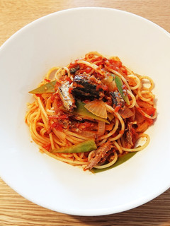 いわしのトマトパスタ-レシピのメイン写真