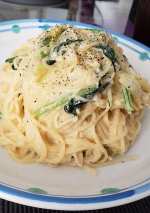 豆乳カルボナーラ-レシピのメイン写真