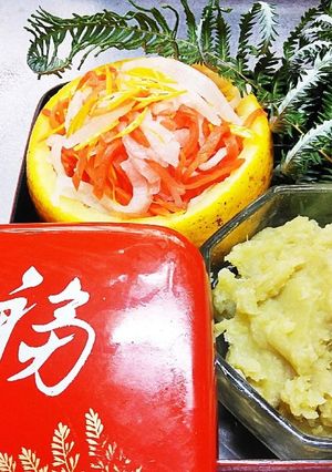 紅白なますと薩摩芋きんとん-レシピのメイン写真