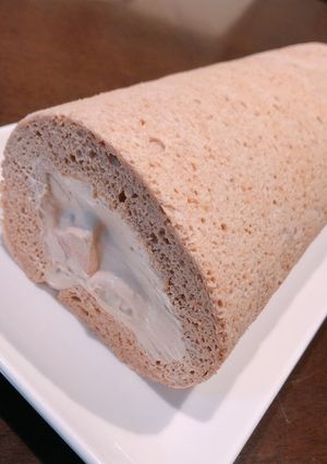 ＊卵白消費 ふわもちチョコロールケーキ＊-レシピのメイン写真