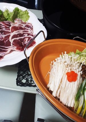 お正月や年末に！かも鍋-レシピのメイン写真