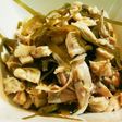 鶏と昆布のポン酢あえ