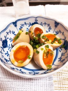 余り物で半熟煮卵☆とっても簡単!-レシピのメイン写真